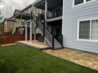 Completed paver surface with consistent joints